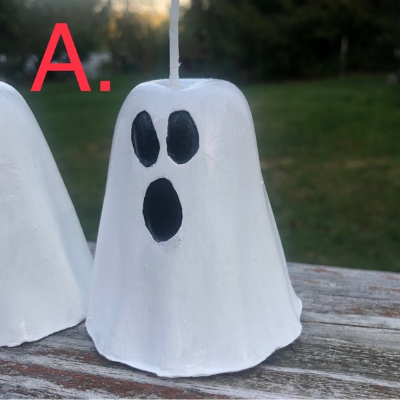 Handmade Ghost Candle -unscented - Picture 3 of 7